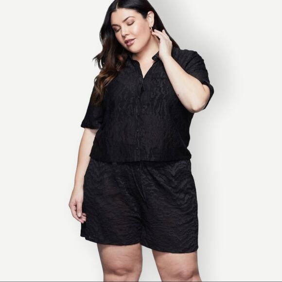 Good American Sheer Zebra Running short Sz 3/L - Picture 10 of 14